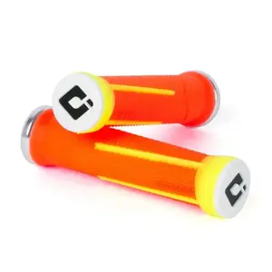 ODI Gripy MTB AG-1 Signature V2.1 Lock-On Flame Orange/Flame Yellow obraz
