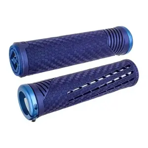 ODI Gripy MTB CF v2.1 Lock-On Closed End Saphire/Blue obraz