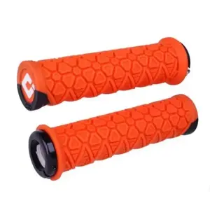 ODI Gripy MTB Vanquish V2.1 Lock-On Closed End oranžovo-černé obraz