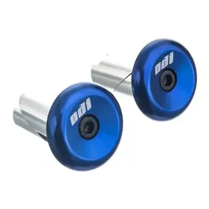 ODI Koncovky řídítek Aluminium End Plugs modré obraz