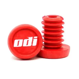 ODI Koncovky řídítek Push-in pack 20 ks červené - červené obraz