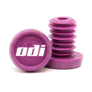 ODI Koncovky řídítek "Push-in" pack 20 ks fialové - fialové obraz