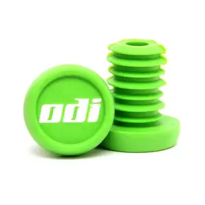 ODI Koncovky řídítek "Push-in" pack 20 ks zelené - zelené obraz