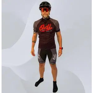 ODI Race Men elastické černo-šedé pánské cyklokalhoty se šlemi - S obraz