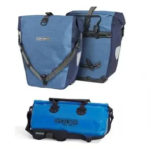 Ortlieb Back-Roller Plus CR přední a zadní brašny + Ortlieb Rack-Pack 24l - salsa - tm. červená obraz