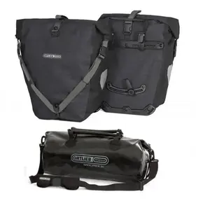 Ortlieb Back-Roller Plus CR zadní brašny + Ortlieb Rack-Pack 31l - salsa - tm. červená obraz