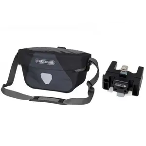 ORTLIEB Ultimate 6S Plus vodotěsná řidítková brašna + Mounting set se zámkem - šedá obraz