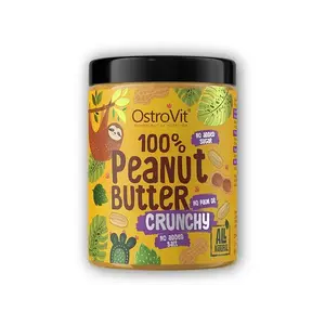 Ostrovit Peanut Butter Crunchy arašídové máslo křupavé 1000 g obraz