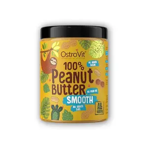 Ostrovit Peanut Butter Smooth 1000 g arašídové máslo jemné obraz