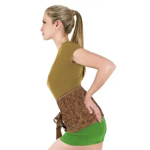 Ovčíno ledvinový pás z ovčího rouna CAMEL - oboustranný obraz