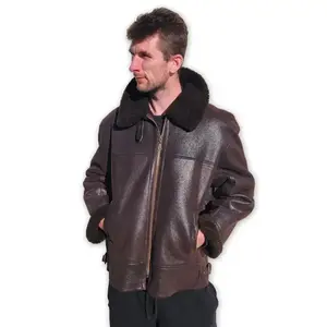 Ovčíno pánská kožená bunda Beran - 2XL obraz