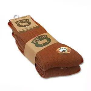Ovčíno ponožky z ovčí vlny 425 g - CAMEL 2 páry - EU 35-38 obraz