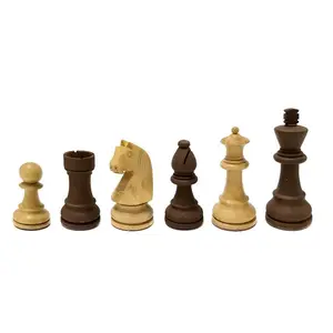 Philos Spiele Šachové figury Artuš 78mm hnědé s dvojitým závažím (AKČNÍ CENA) obraz