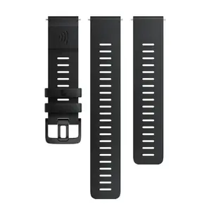 Polar černý 22 mm platební řemínek obraz