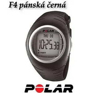 Polar F4 černý pánský náhradní řemínek obraz