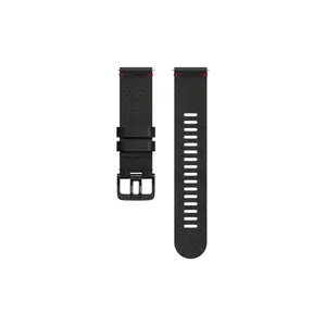 Polar Náhradní řemínek 22mm černý kožený perforovaný, vel. M/L obraz