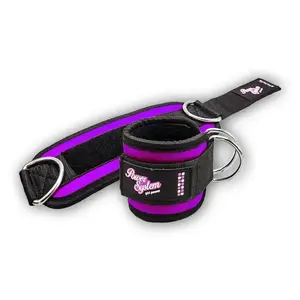Power System ANKLE STRAPS GYM BABE kotníkový adaptér - Pink obraz