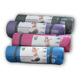 Power System Cvičební podložka FITNESS YOGA MAT PLUS - Black obraz