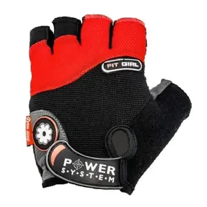 Power System Rukavice FIT GIRL PS-2900 - XS - červená obraz