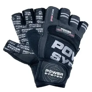 Power System Rukavice Power Grip s omotávkou - XS - černá obraz