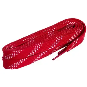 Powerslide Voskované tkaničky MY FIT Waxed Laces Pro Red - 200cm obraz