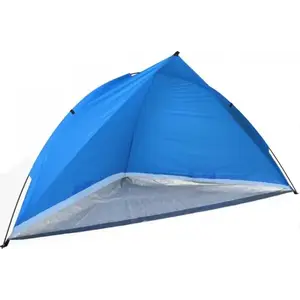 Progarden Plážový stan s UV50+ ochranou 260 x 110 x 110 cm modrá obraz