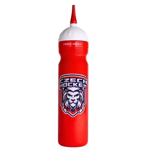 R&B Český Lev sportovní lahev s hubicí červená - 1000 ml obraz
