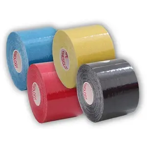 R.P.I. REAL Kinesio Tape 5cm x 5m kinezio tejpovací páska - Black - černá obraz
