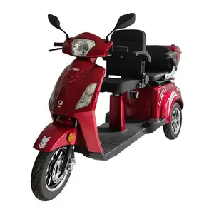 RACCEWAY VIA LUX Duo červený dvoumístný elektrický tříkolový vozík obraz