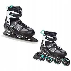 Raven Advance black/mint dětské brusle 2v1 - EU 35-39, dámský (se zoubky) obraz