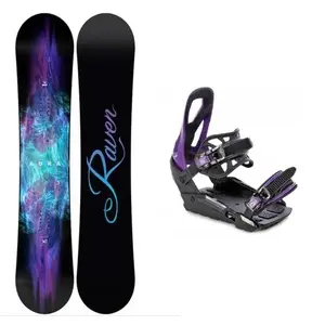 Raven Aura dámský snowboard + Raven S230 Black/violet vázání - 140 cm + S/M (EU 37-42) obraz