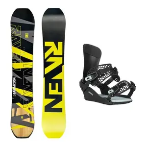 Raven Barracuda Carbon Lime pánský snowboard + Gravity Drift black/sage vázání - 147 cm + L (EU 42-45) obraz