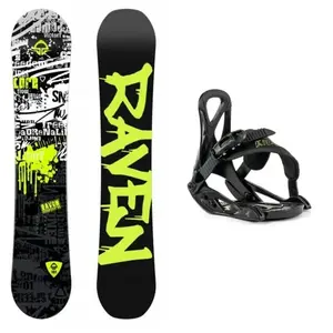 Raven Core Junior dětský snowboard + Beany Kido vázání - 140 cm + XXS (EU 25-32) obraz