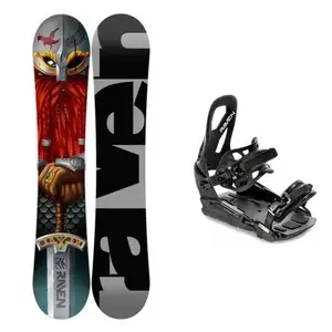 Raven Dwarf pánský snowboard + Raven S230 Black vázání - 155 cm + vázání S/M (EU 37-42) obraz