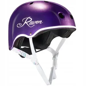 Raven Essto purple helma - S obraz