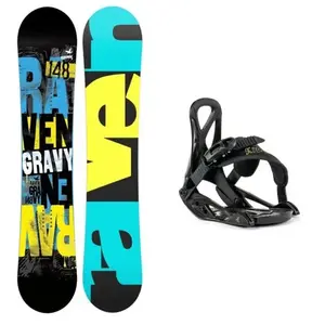 Raven Gravy junior mini snowboard + Beany Kido vázání - 90 cm + XXS (EU 25-32) obraz
