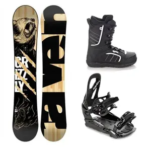 Raven Grizzly snowboard + Raven S230 Black vázání + Raven Target obuv - 157 cm wide + vázání S/M (EU 37-42) obraz