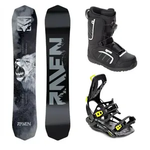 Raven Lion snowboard + Raven RAGE Fastec FT360 black/lime vázání + Raven Target ATOP obuv - 152 cm + S (EU 35-40) obraz
