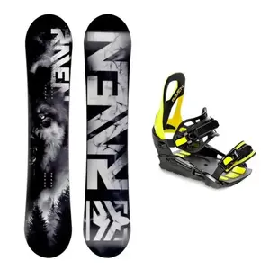 Raven Lupus pánský snowboard + Raven S230 lime snowboardové vázání - 150 cm + S/M (EU 37-42) obraz