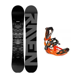 Raven Mystic snowboard + Raven Fastec FT360 orange vázání - 160 cm + M (EU 39-42) obraz
