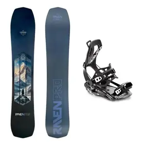 Raven PRO Legend snowboard + Raven Fastec FT360 black snowboardové vázání - 147 cm + S (EU 35-40) obraz