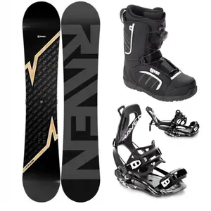 Raven Pulse snowboard + Raven Fastec FT360 black vázání + Raven Target ATOP obuv - 170 cm Wide + S (EU 35-40) obraz