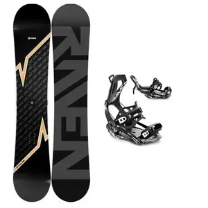 Raven Pulse snowboard + Raven FT360 black snowboardové vázání - 170 cm wide + S (EU 35-40) obraz