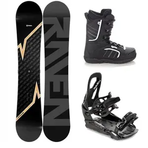 Raven Pulse snowboard + Raven S230 Black snowboardové vázání + Raven Target snowboardová obuv - 170 cm Wide + vázání S/M (EU 37-42) obraz