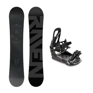 Raven Solid steel snowboard + Raven S230 Black snowboardové vázání - 156 cm wide + vázání S/M (EU 37-42) obraz