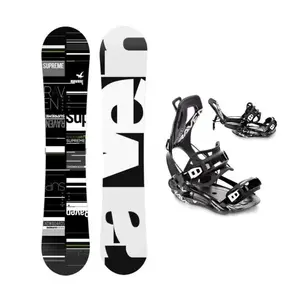 Raven Supreme black/green snowboard + Raven Fastec FT360 black vázání - 154 cm + S (EU 35-40) obraz