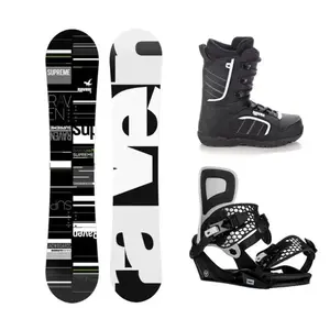 Raven Supreme black/green snowboard + Raven Fastec FT360 black vázání + Raven Target obuv - 154 cm + S (EU 35-40) obraz