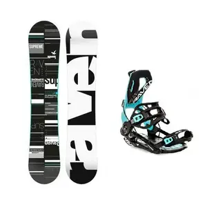 Raven Supreme black/mint snowboard + Raven Fastec FT360 black/mint vázání - 145 cm + S (EU 35-40) obraz