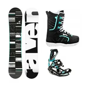 Raven Supreme black/mint snowboard + Raven Fastec FT360 black/mint vázání + Raven Diva black/mint boty - 145 cm + S (EU 35-40) obraz