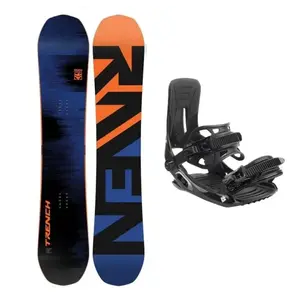 Raven Trench Carbon pánský snowboard + Hatchey Tactic snowboardové vázání - 148 cm + black EU 39-46 obraz